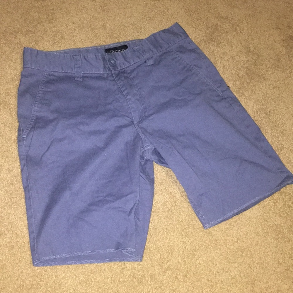 Men’s dusty blue chino shorts